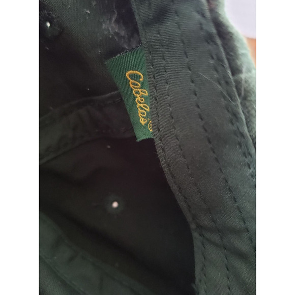 Cabela's Green Strapback Adjustable Baseball Cap Hat - Picture 9 of 9